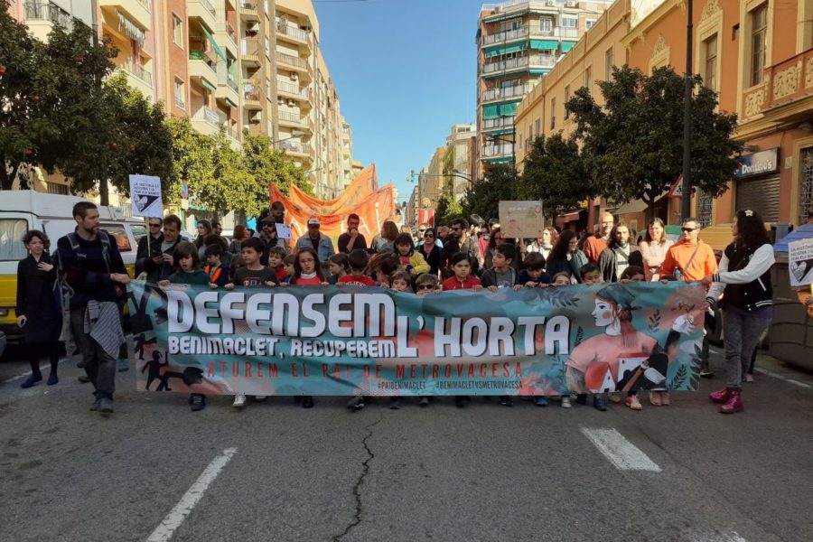 Manifestació contra el PAI de Benimaclet