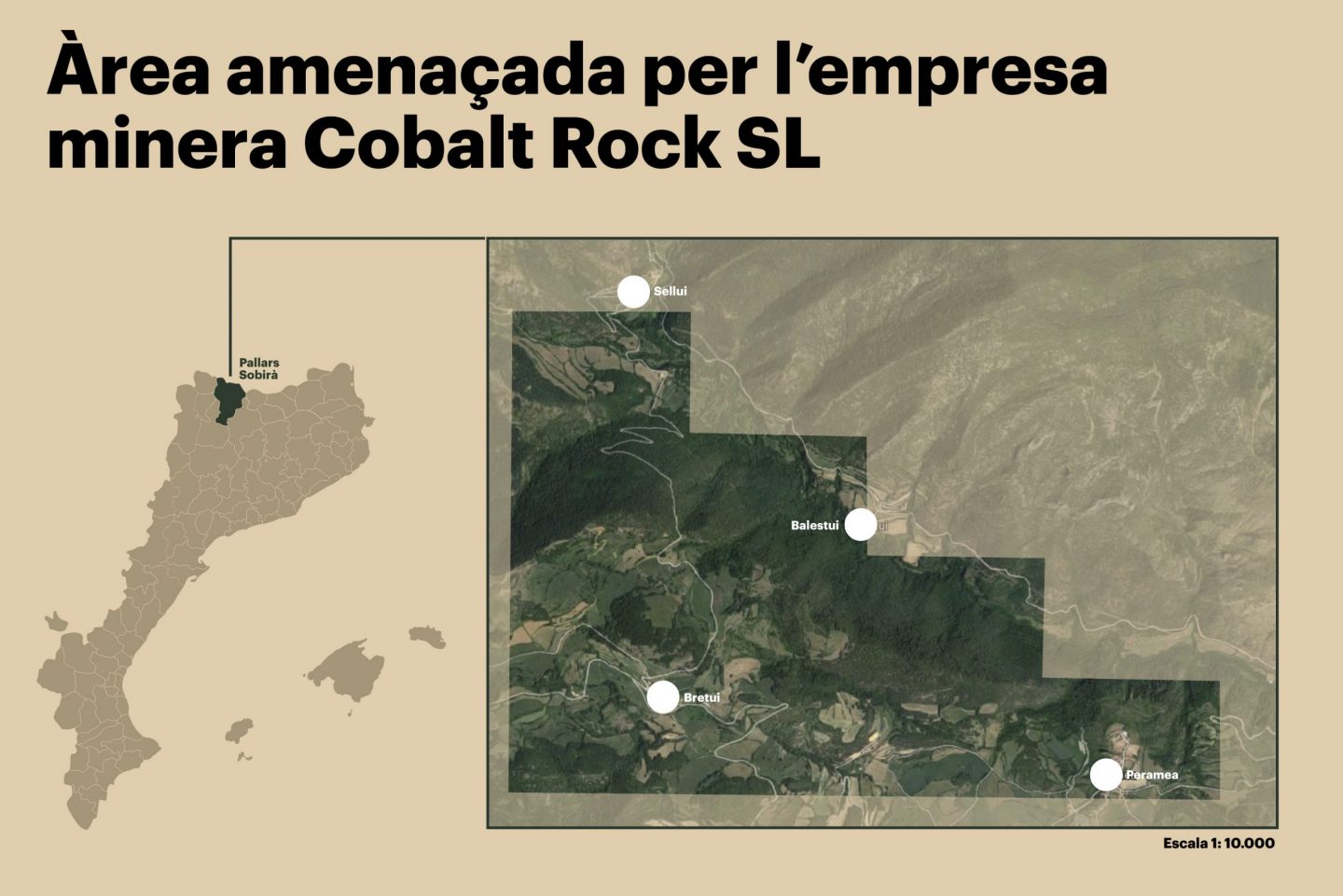Un projecte de mineria de cobalt amenaça el municipi de Baix Pallars