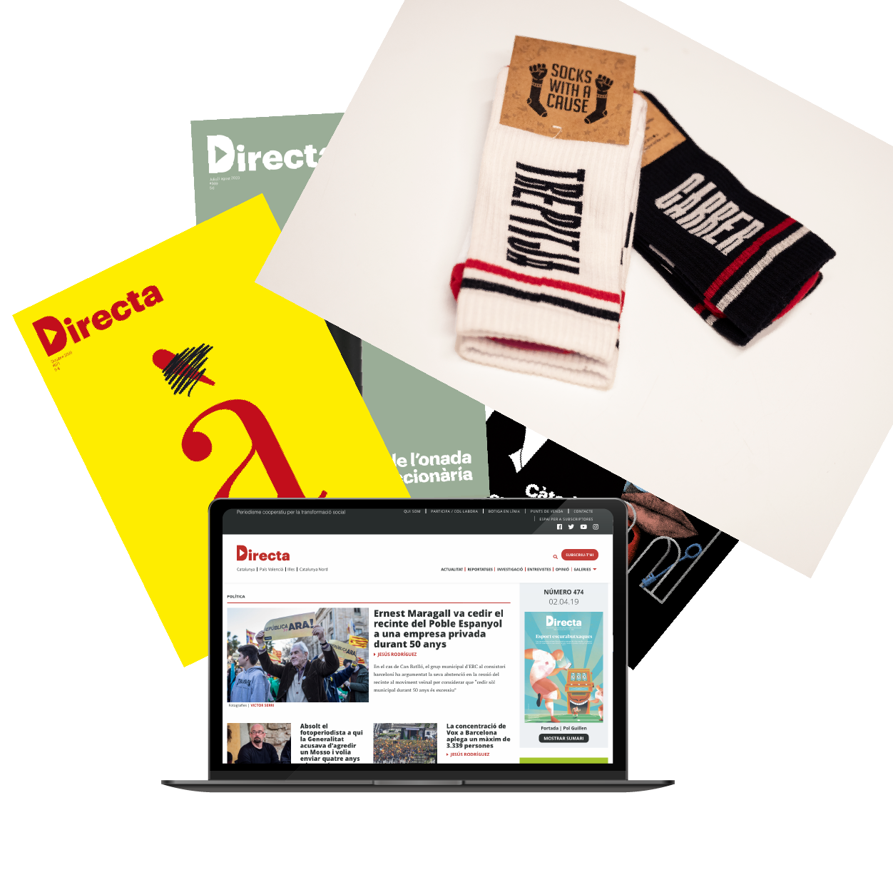 Paper i web anual: Mitjons Directa